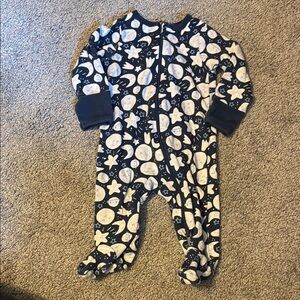 Wonder Nation Navy Celestial Kids Footie